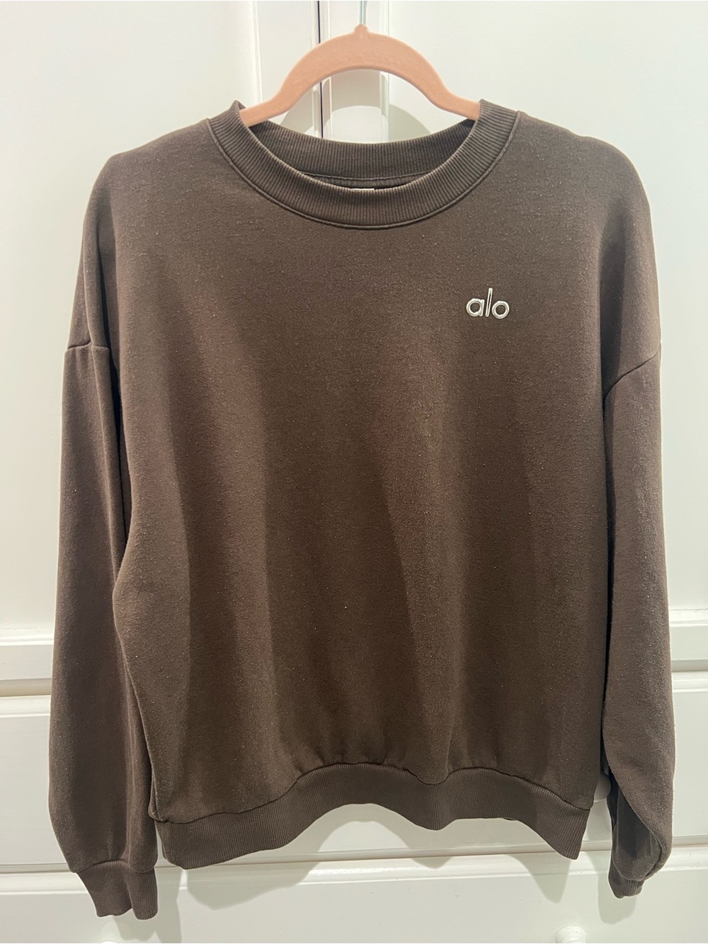 Alo yoga Crewneck Sweatshirt - Espresso